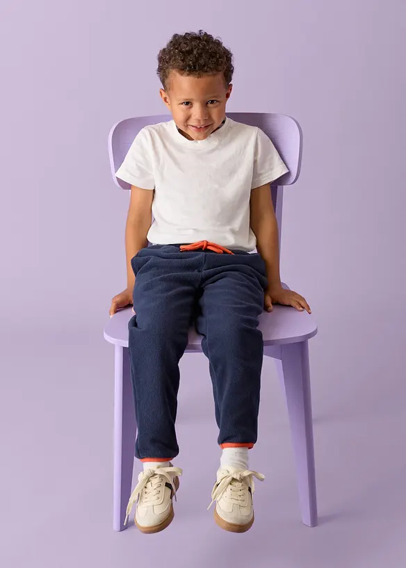 Varmende pull on-bukse fra Lurchi av myk fleece, Lurchi