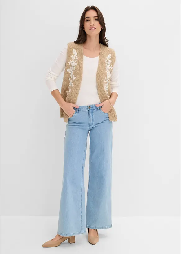 Strikket vest, bonprix