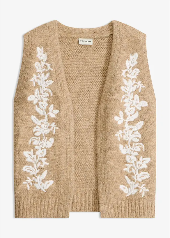 Strikket vest, bonprix
