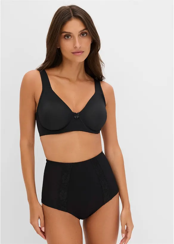 Medium shape h&oslash;y truse med bomull, bonprix