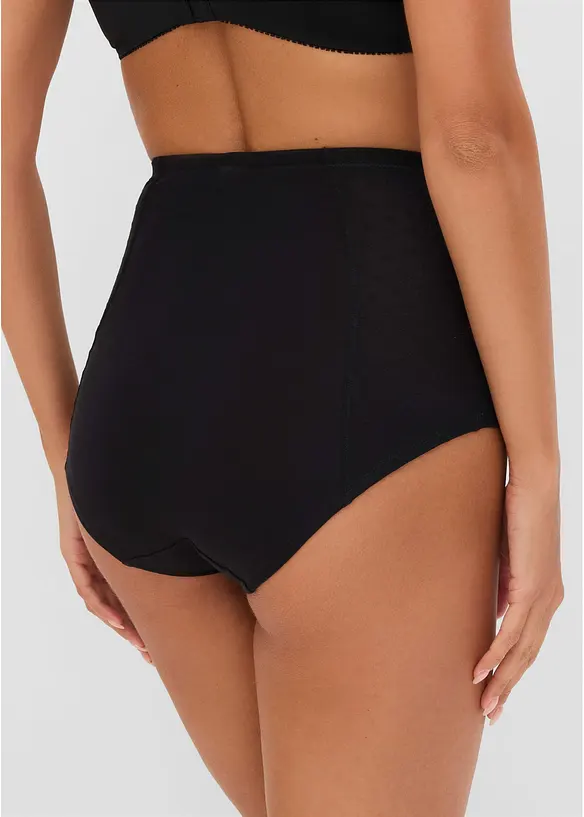 Medium shape h&oslash;y truse med bomull, bonprix