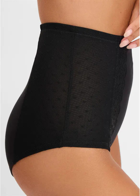 Medium shape h&oslash;y truse med bomull, bonprix