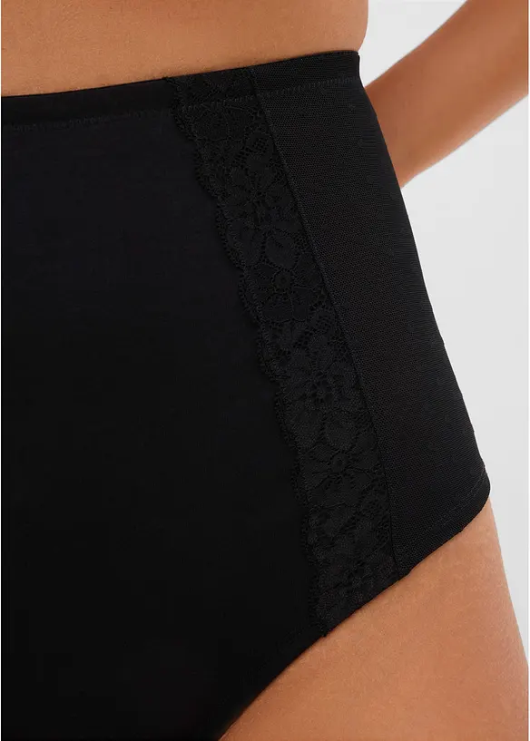 Medium shape h&oslash;y truse med bomull, bonprix