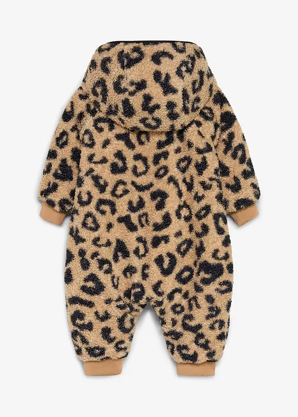Vendbar onesie med myk pilefleece, bonprix