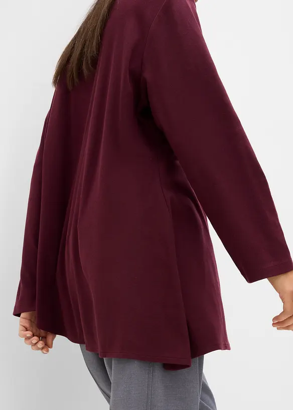 Asymmetrisk topp i 100% bomull, bonprix