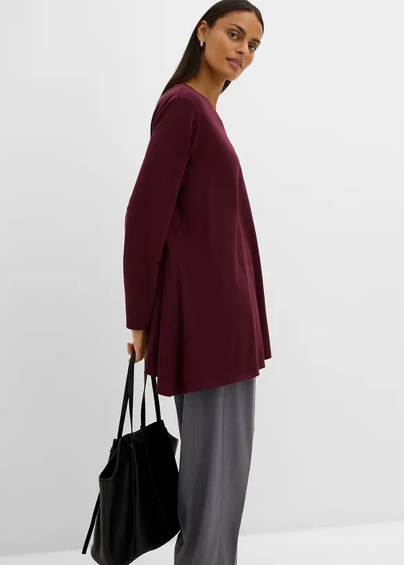 Asymmetrisk topp i 100% bomull, bonprix