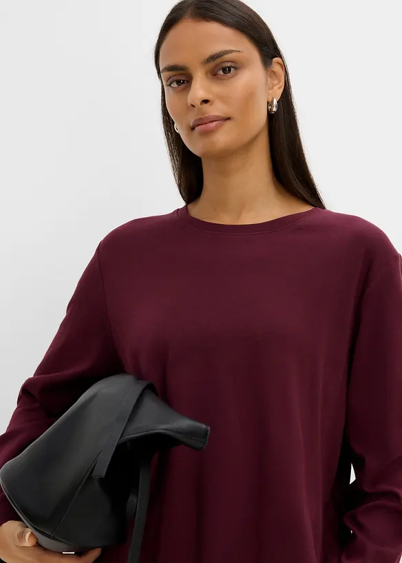 Asymmetrisk topp i 100% bomull, bonprix