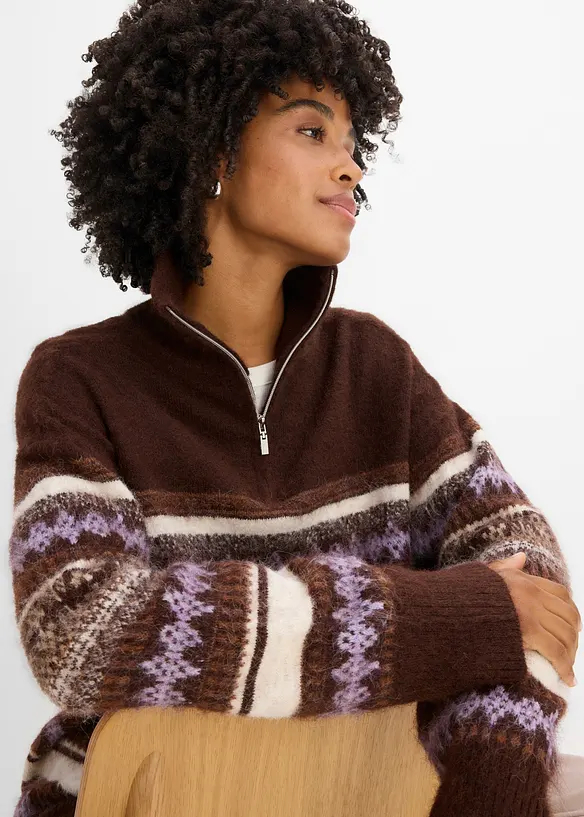 Lang  Fair Isle-genser, bonprix