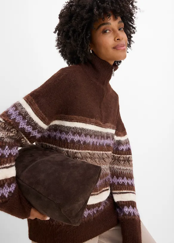 Lang  Fair Isle-genser, bonprix