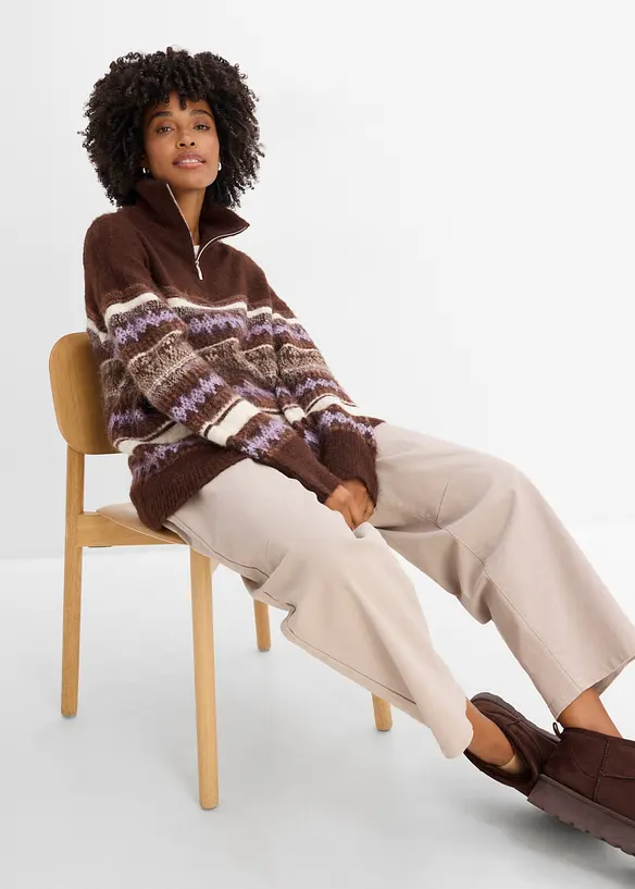 Lang  Fair Isle-genser, bonprix
