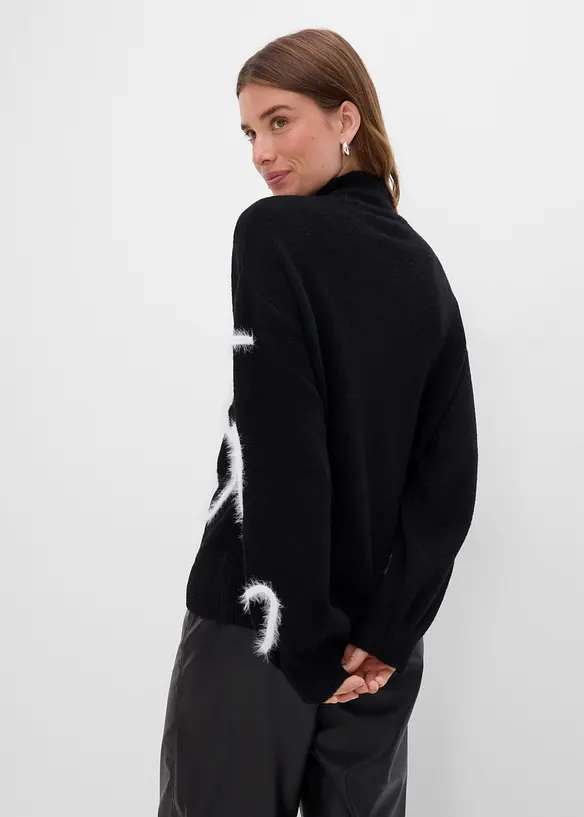 Finstrikket genser, bonprix