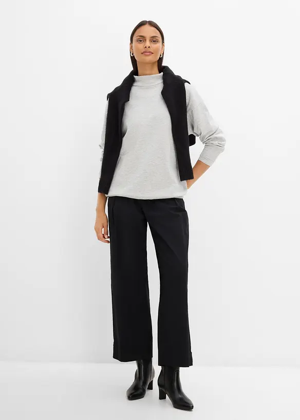 Sweatshirt i myk bomullsblanding, bonprix