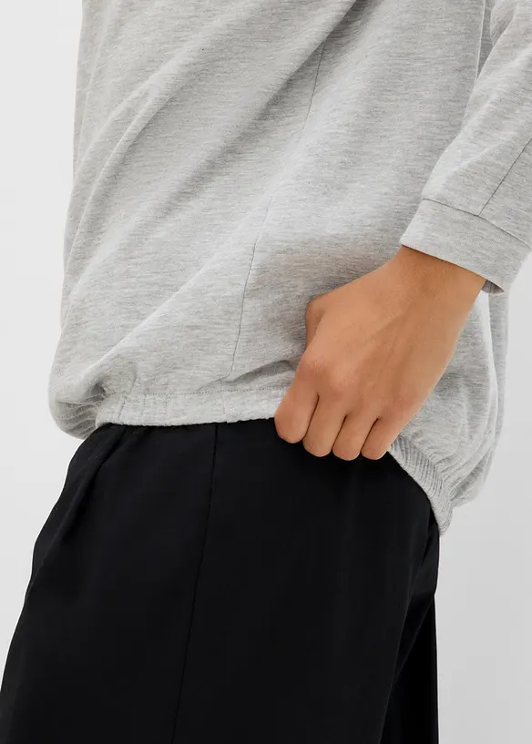 Sweatshirt i myk bomullsblanding, bonprix