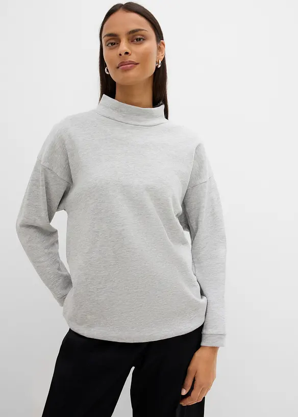 Sweatshirt i myk bomullsblanding, bonprix