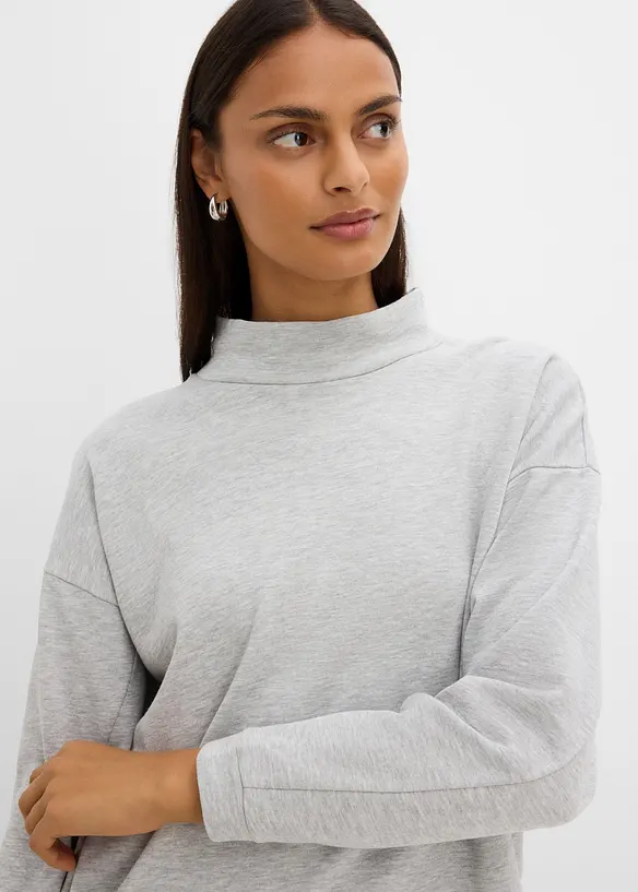 Sweatshirt i myk bomullsblanding, bonprix