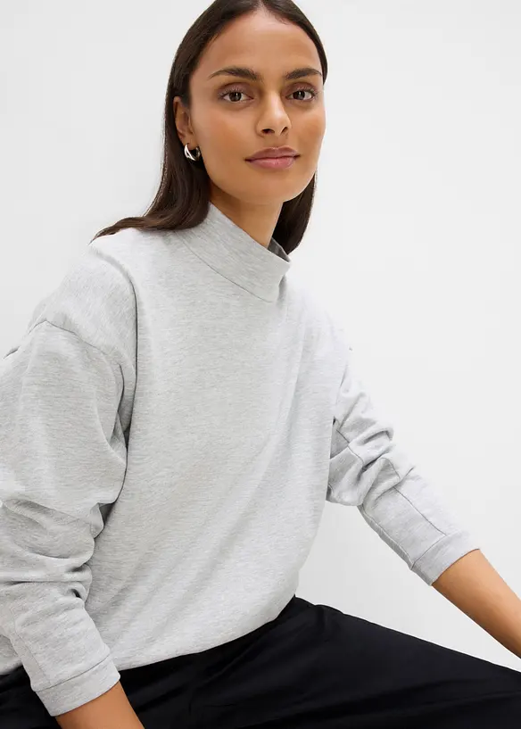Sweatshirt i myk bomullsblanding, bonprix