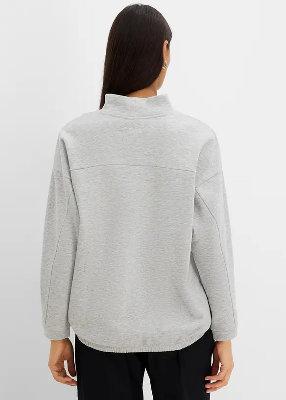 Sweatshirt i myk bomullsblanding, bonprix