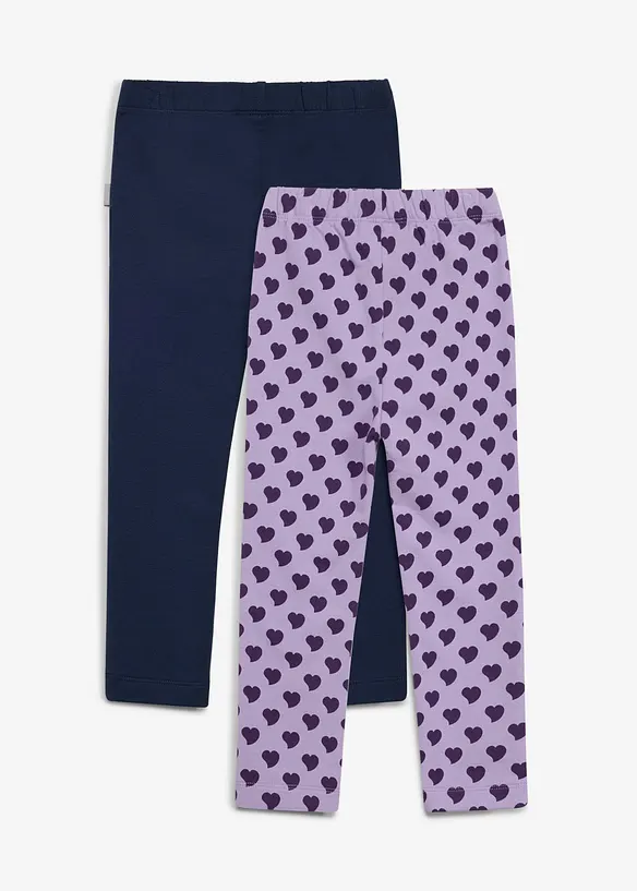Termoleggings fra Lurchi av myk &oslash;kologisk bomull (2-pack), Lurchi