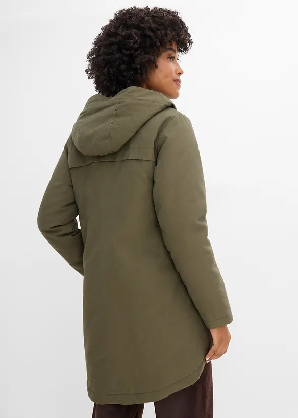 Parkas med pilefleece, bonprix