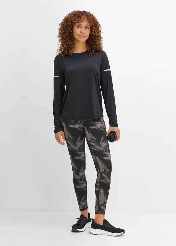 Treningstopp med reflekterende detaljer (2-pack), hurtigt&oslash;rkende, bonprix