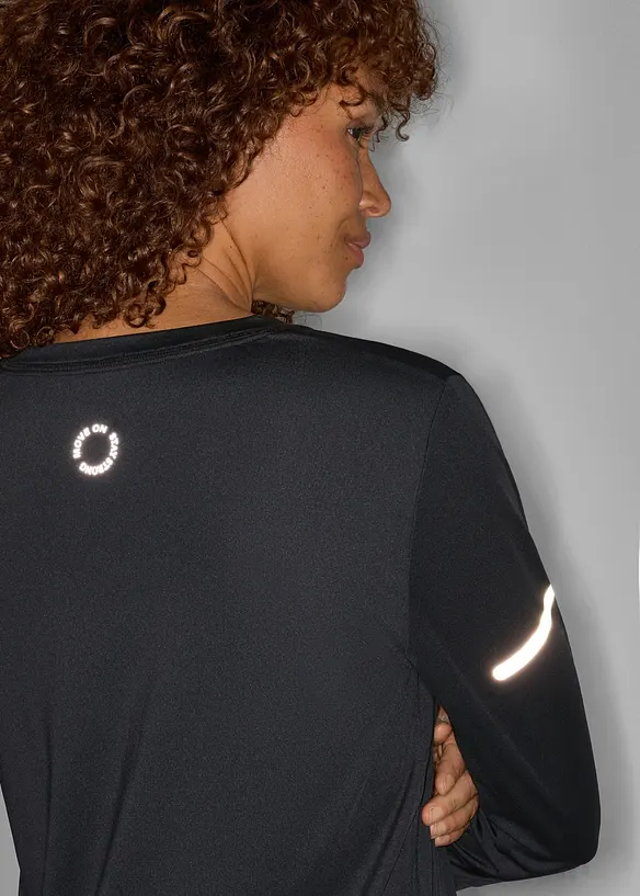 Treningstopp med reflekterende detaljer (2-pack), hurtigt&oslash;rkende, bonprix