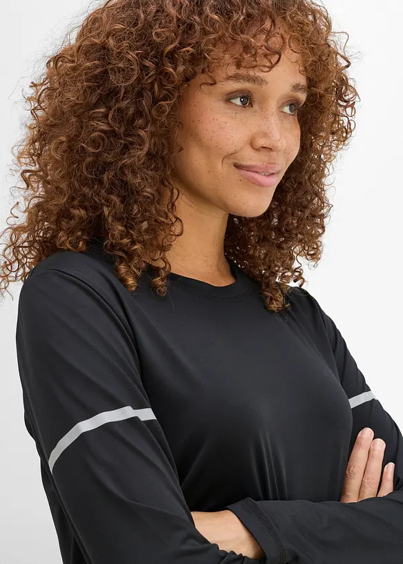 Treningstopp med reflekterende detaljer (2-pack), hurtigt&oslash;rkende, bonprix