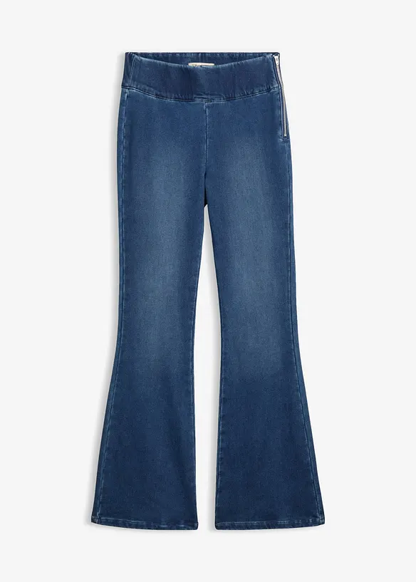 Varmende, high waist jeggings med komfortlinning, bonprix