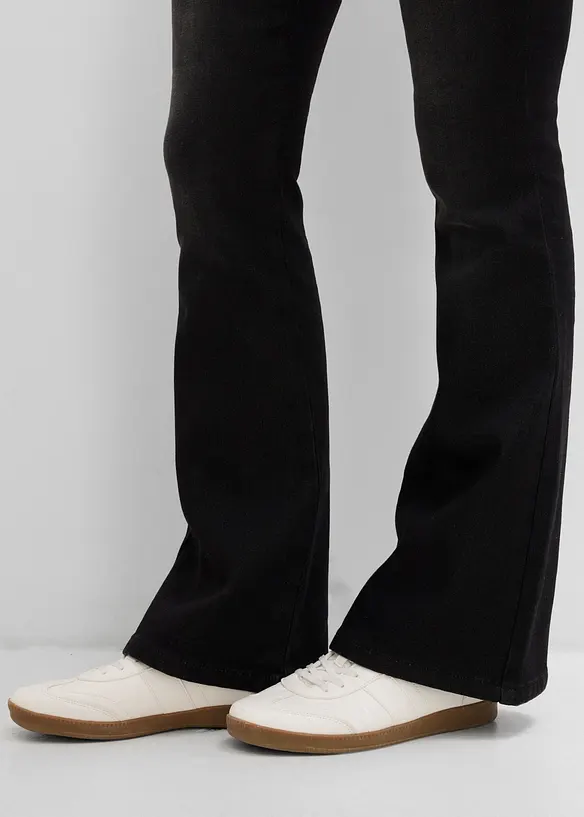 Varmende, high waist jeggings med komfortlinning, bonprix