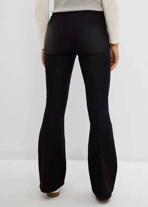 Varmende, high waist jeggings med komfortlinning, bonprix