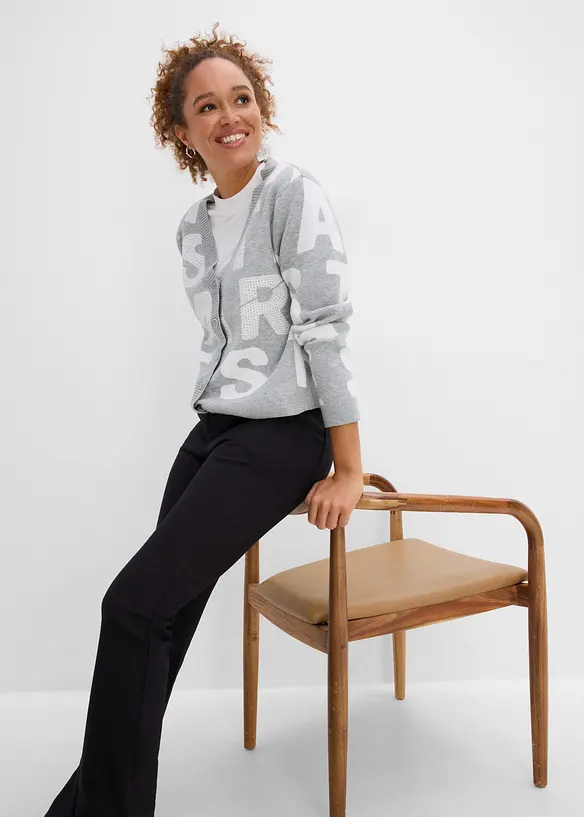 Finstrikket cardigan, bonprix