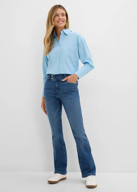 Bootcut jeans, high waist, bonprix