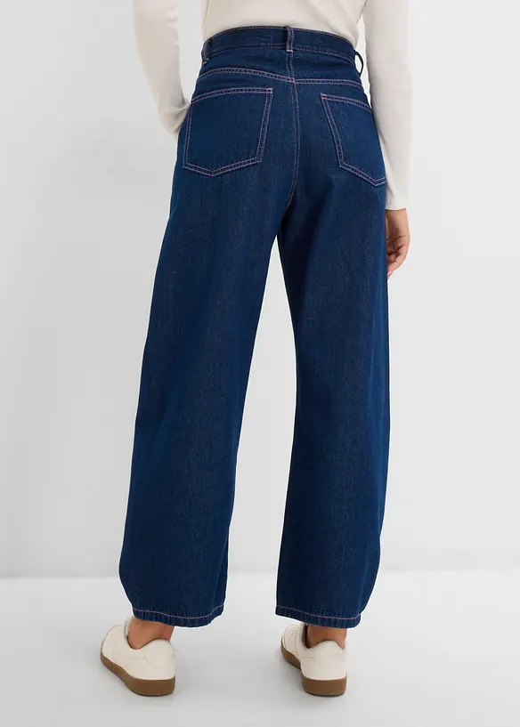 Barrel jeans high waist, bonprix
