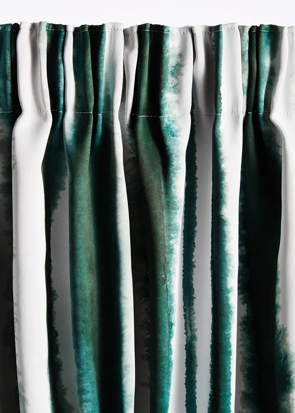 M&oslash;rkleggingsgardin med resirkulert polyester (1-pack), bonprix