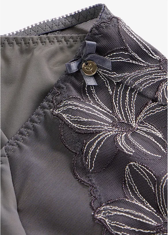 Shape truse med delikat broderi, bonprix