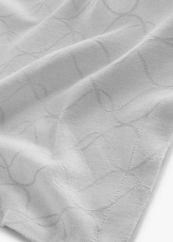 Jacquardgardin i &oslash;kologisk bomull (1-pack), bonprix