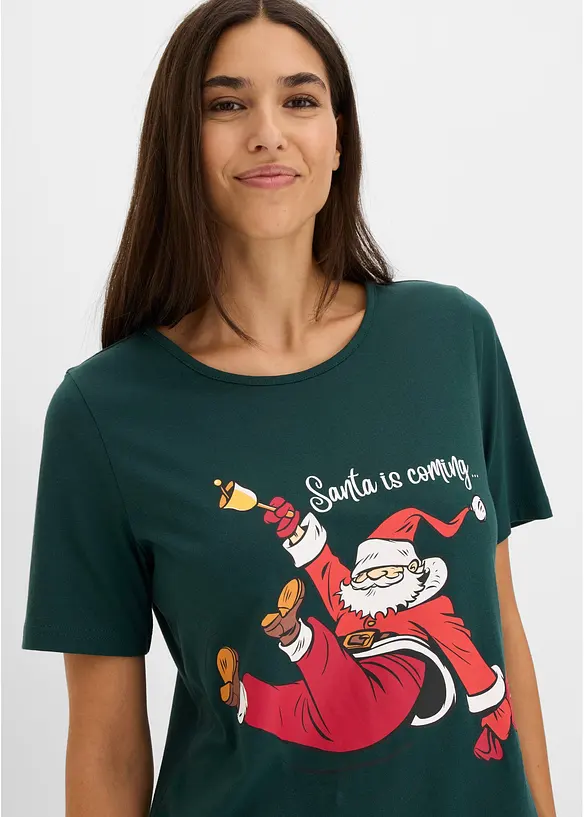 Nattskjorte i 100% bomull, bonprix