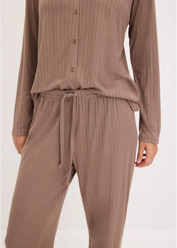 Loungewear-kosedress i myk pointellejersey, bonprix