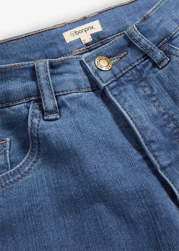 Straight jeans mid waist, stretch, bonprix