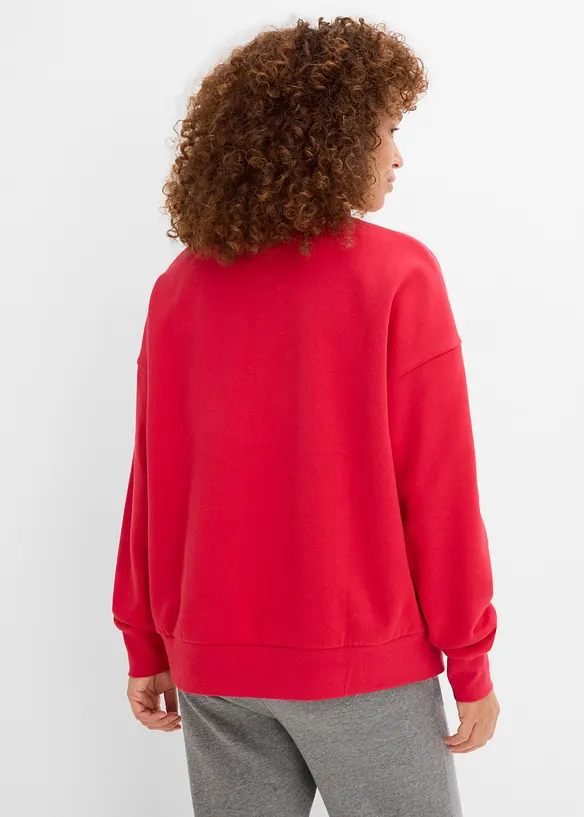 Oversized sweatshirt i 100% &oslash;kologisk bomull, bonprix