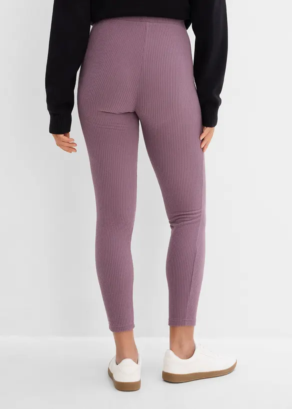 Varm ribbet termoleggings, bonprix