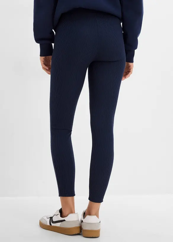 Varm ribbet termoleggings, bonprix