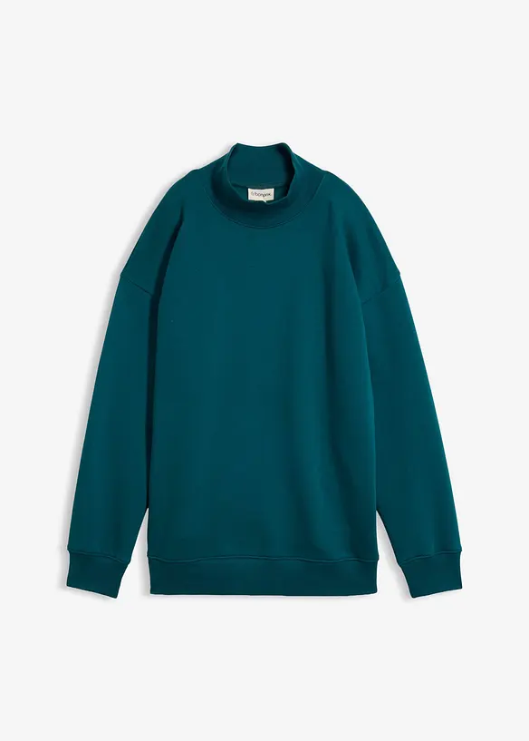 Sweatshirt med rullekrage, bonprix