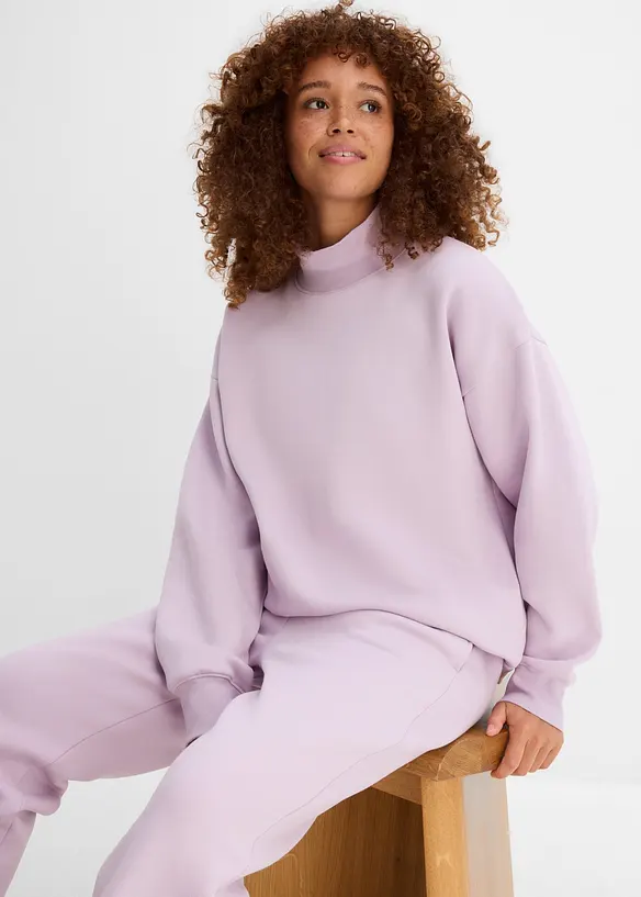 Sweatshirt med rullekrage, bonprix
