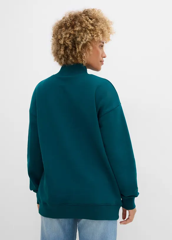 Sweatshirt med rullekrage, bonprix