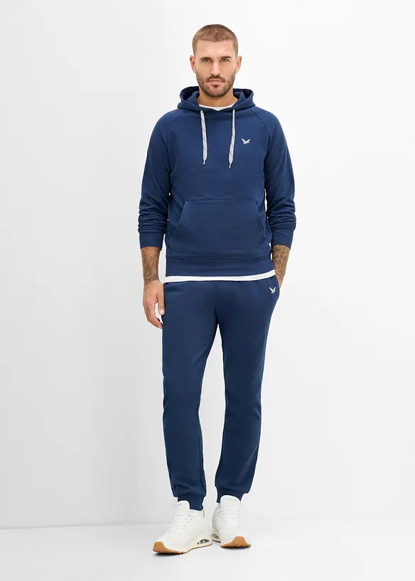 Joggedress i 100% bomull, bonprix