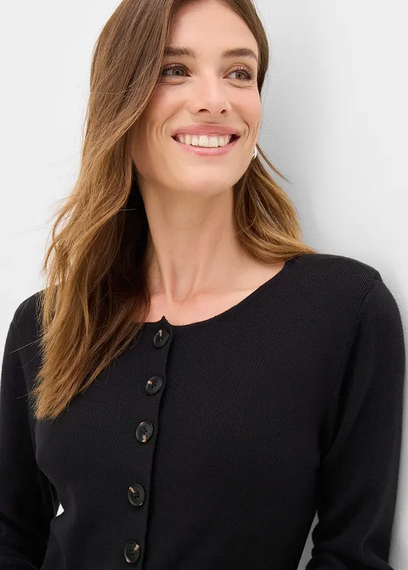 Finstrikket cardigan, bonprix