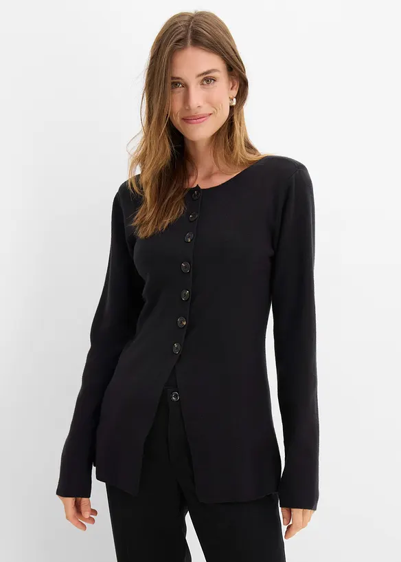 Finstrikket cardigan, bonprix