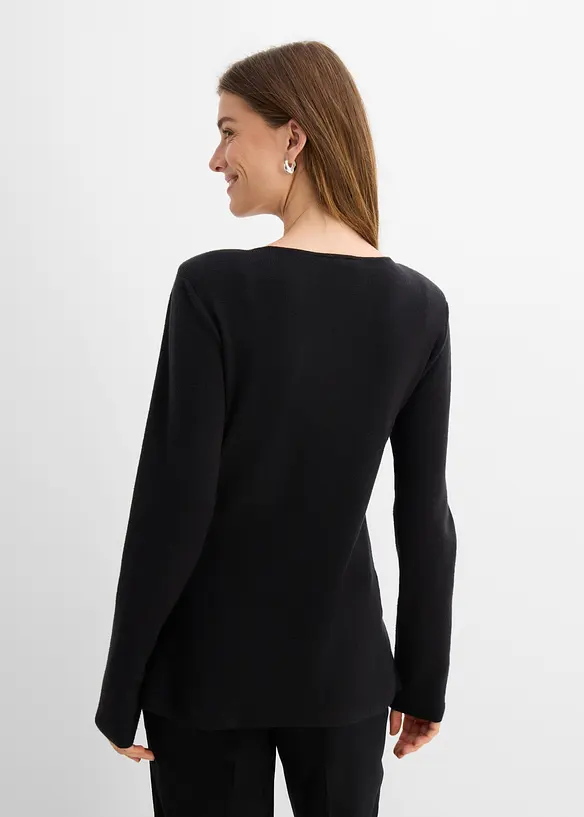Finstrikket cardigan, bonprix