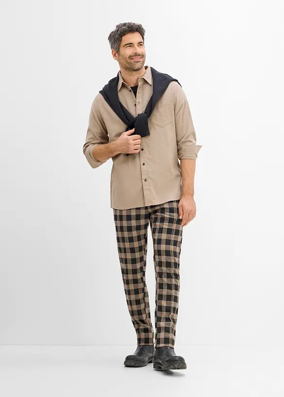 Flanellskjorte i 100% bomull og regular fit, bonprix