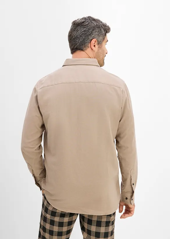Flanellskjorte i 100% bomull og regular fit, bonprix